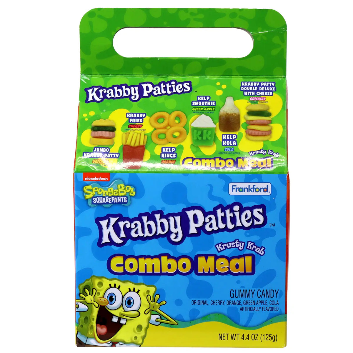 Preorder: Spongebob Squarepants Krabby Patties Combo Meal, 4.4oz Gummi ...