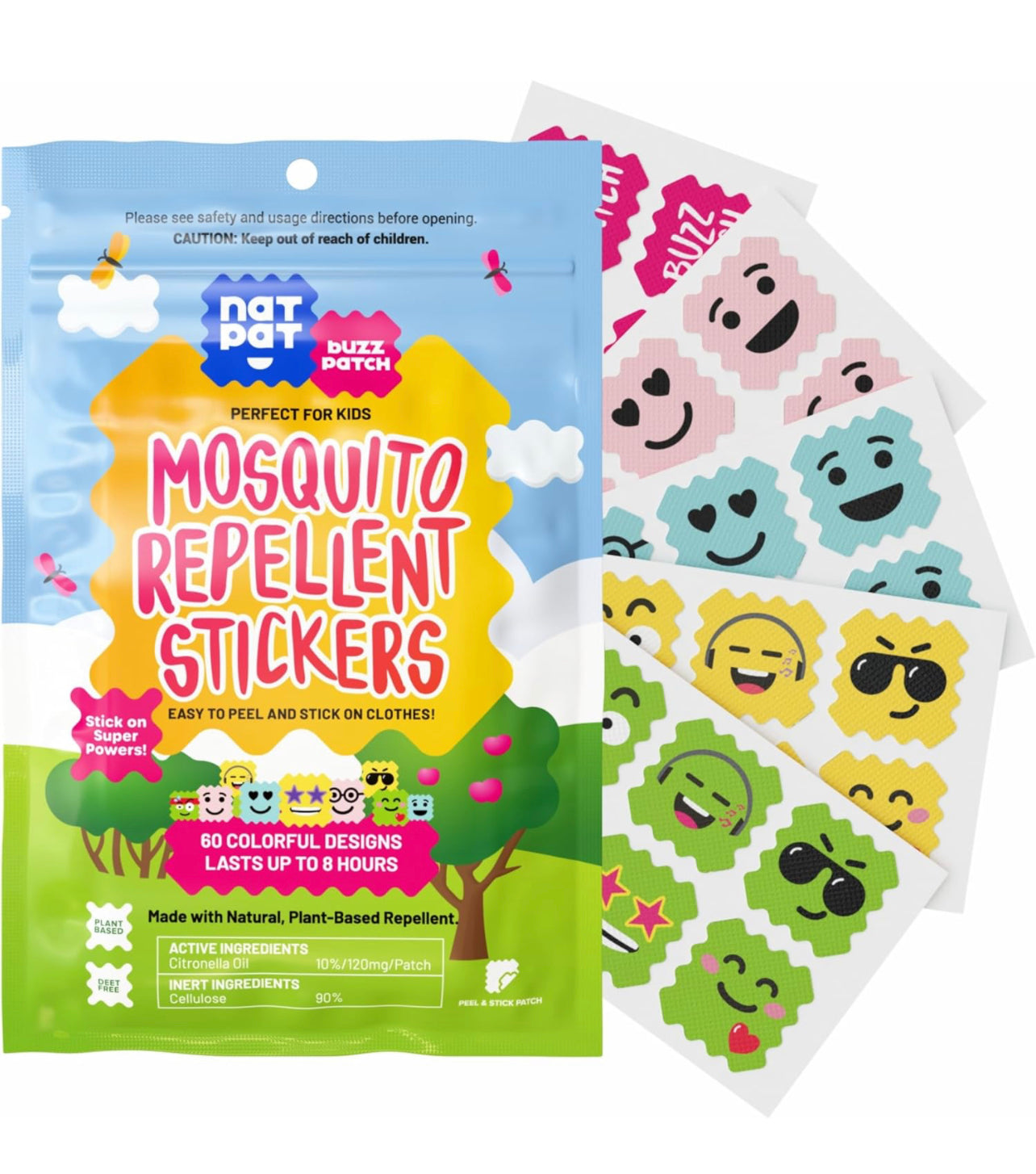 BuzzPatch Mosquito Repellant Stickers - Thumbnail 3