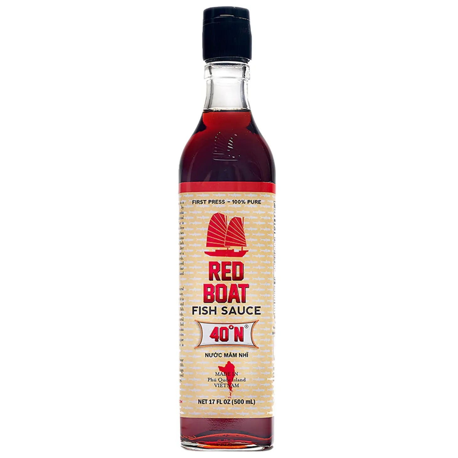 JUST IN-40°N Fish Sauce 500ml Red Boat Fish Sauce – Mamas Got Heart