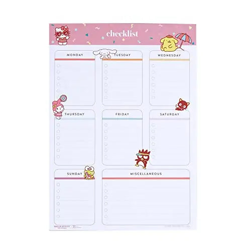 Hello Kitty Checklist Notepad by Erin Condren – Mamas Got Heart