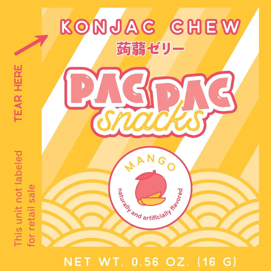 Pac Pac Mango Konjac Chews Made in Japan Jelly Snack – Mamas