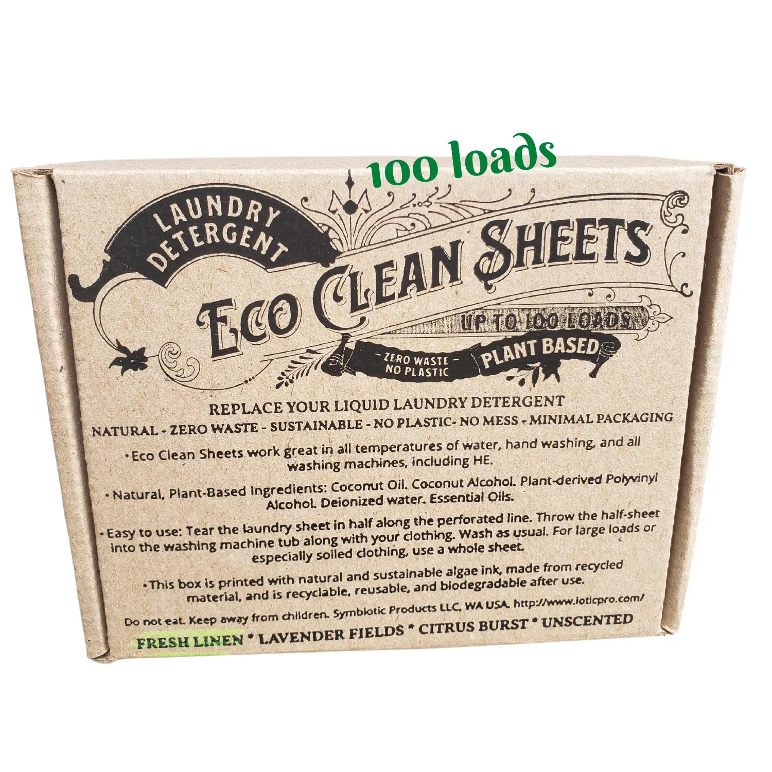Symbiotic Products - Laundry Detergent Sheets – MacRae's Sustainable Goods